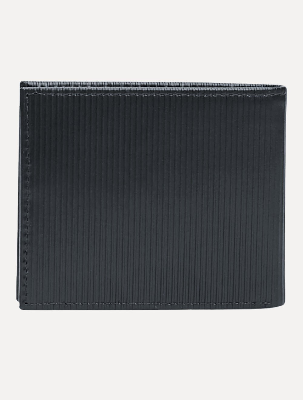 Carteira Tommy Hilfiger Masculina Couro Mini Flag Textura Vertical Azul Marinho