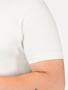 Camiseta Aramis Masculina Piquet Gola Retilinea Textura Off White
