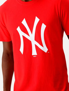 Camiseta New Era Masculina MLB New York Yankees Vermelha