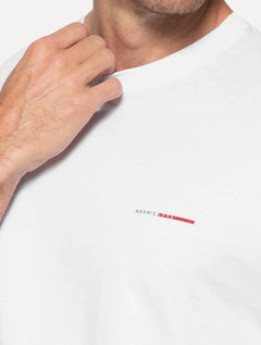 Camiseta Aramis Masculina Estampa Assinatura 1995 Peito Branco