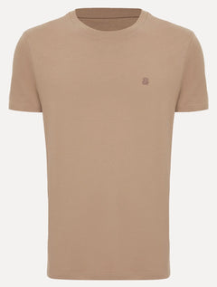 Camiseta John John Masculina Slim Fit One Cáqui Médio