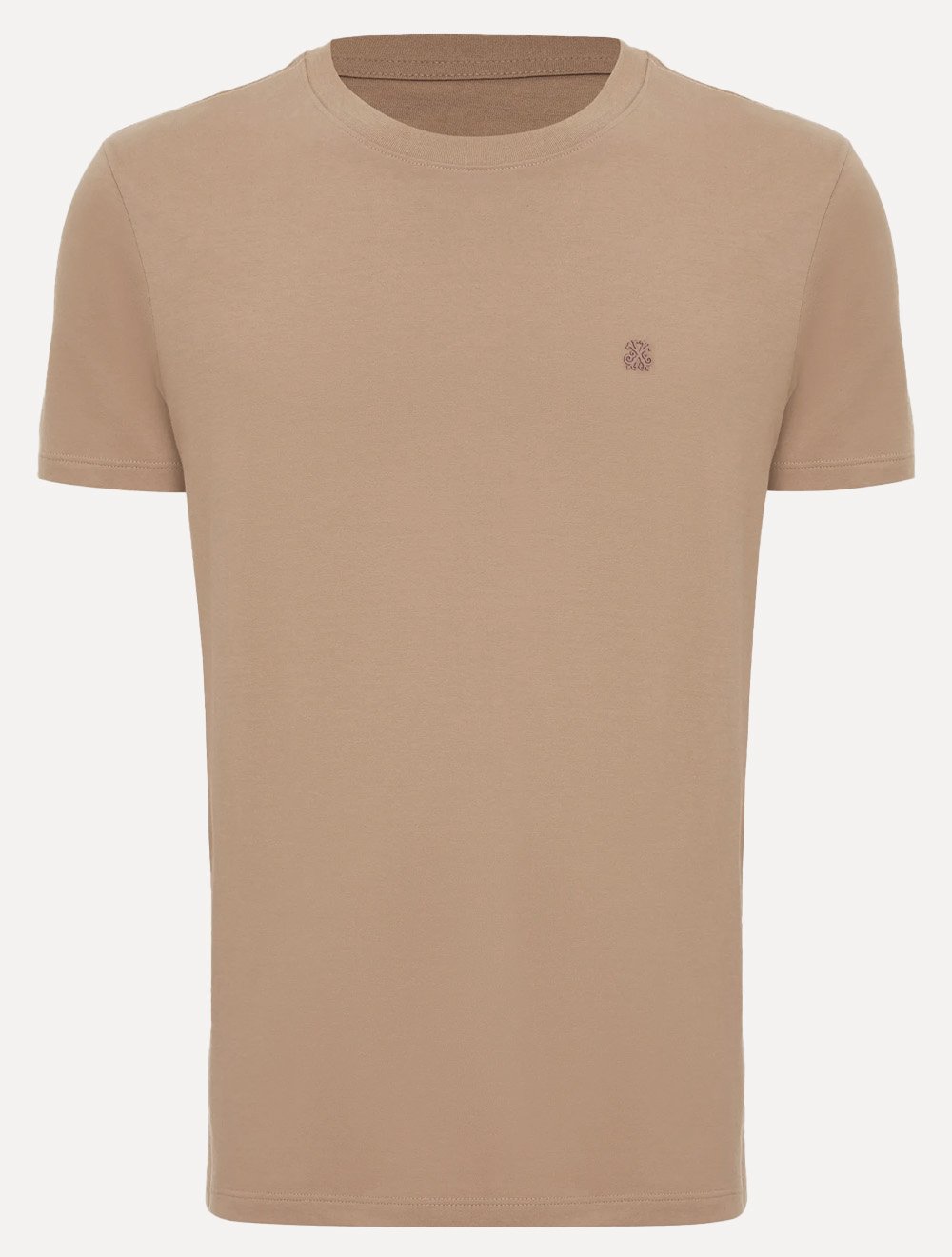 Camiseta John John Masculina Slim Fit One Cáqui Médio