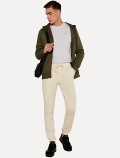Camiseta Tommy Jeans Masculina Slim Linear Chest Cinza Mescla