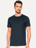 Camiseta Tommy Hilfiger Masculina Regular Core Pima Azul Marinho