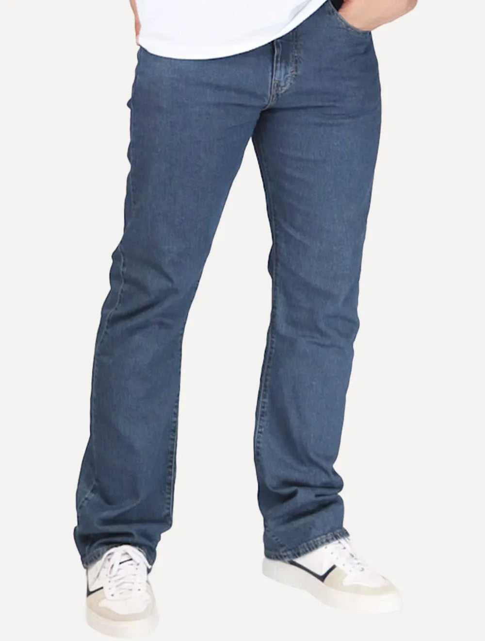 Calça Levis Jeans Masculina 517 Slim Bootcut Azul Médio