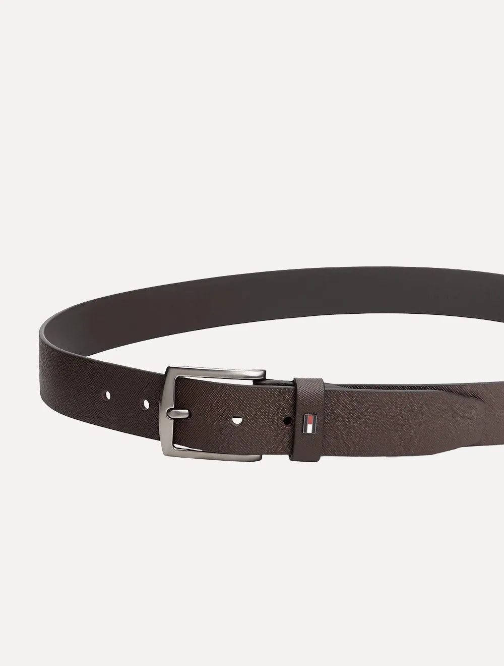 Cinto Tommy Hilfiger Masculino Denton 3.5 Adj Marrom