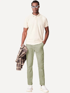 Calça Reserva Masculina Sarja Stretch Light Verde Militar