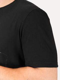 Camiseta Von der Volke Masculina Origineel Outline Crown Preta