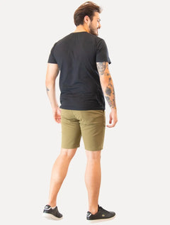 Bermuda Original Penguin Masculina Sarja Chino Elastano Cáqui