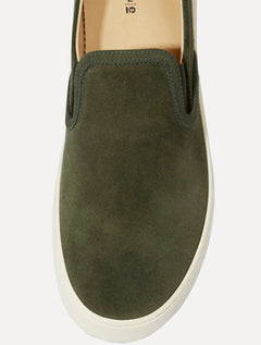Tênis Osklen Masculino Slip On Bossanova Camurça Verde Escuro