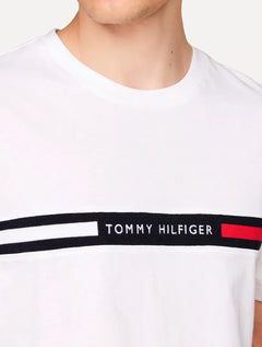 Camiseta Tommy Hilfiger Masculina Chest Insert Logo Branca