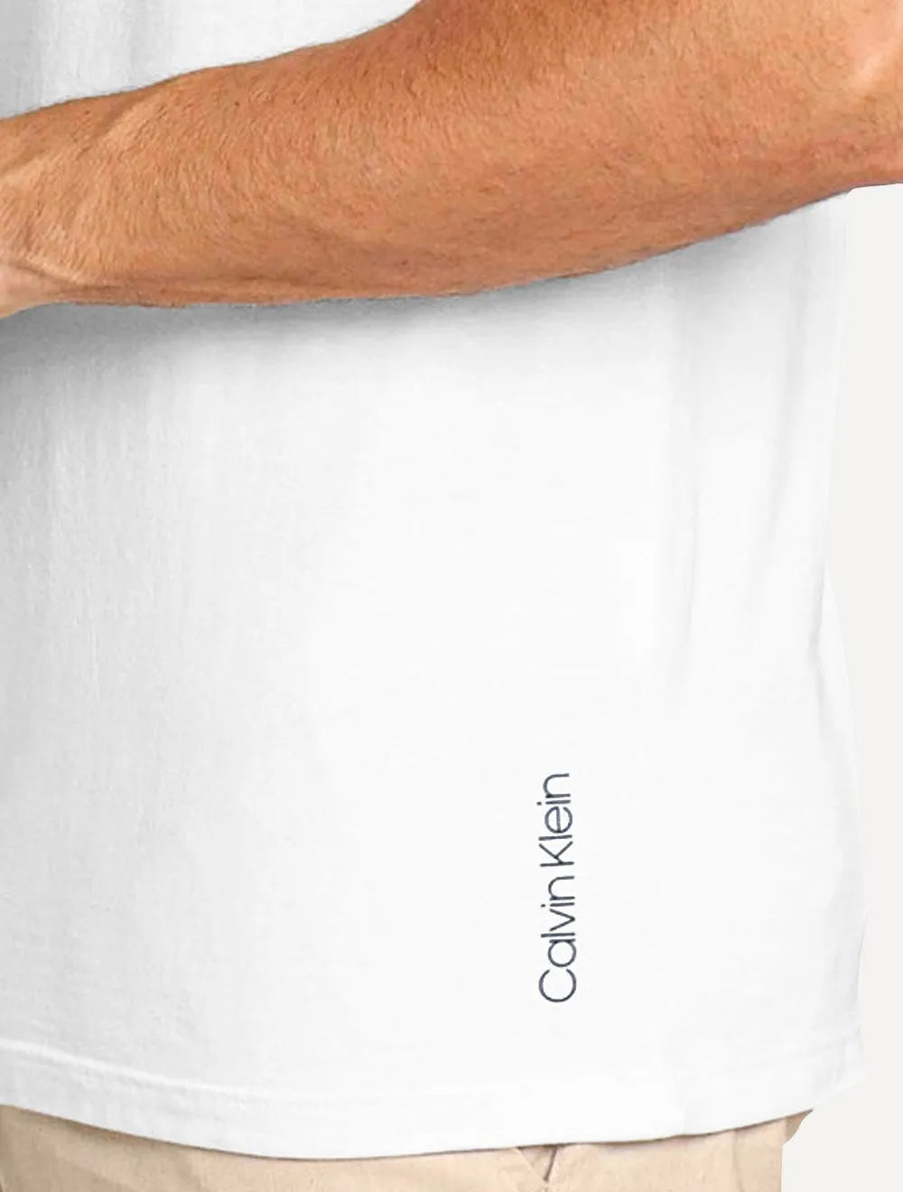 Regata Calvin Klein Swimwear Masculina Classic Branca