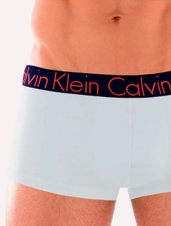 Cueca Calvin Klein Low Rise Trunk Mag Branca e Marinho Pack C11.04 AZ09 2UN