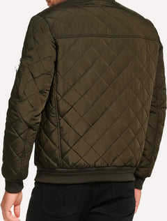 Jaqueta Calvin Klein Jeans Bomber CK Zip Verde Oliva
