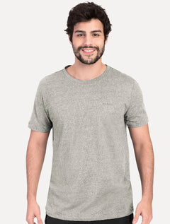 Camiseta Aramis Masculina Eco Lisa Dark Icon Cinza Mescla
