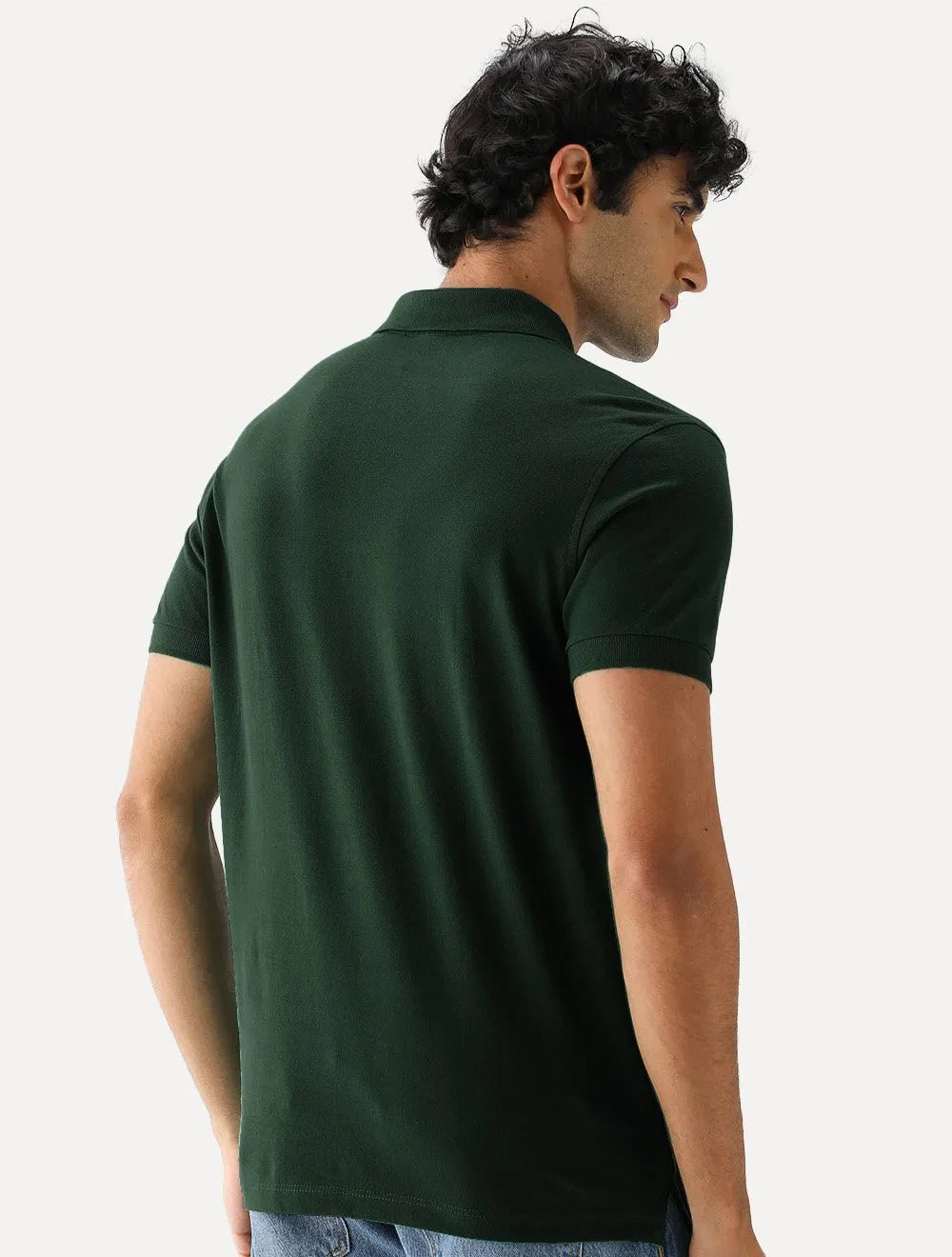 Polo Aramis Masculina Basic Piquet Mono Verde Escuro