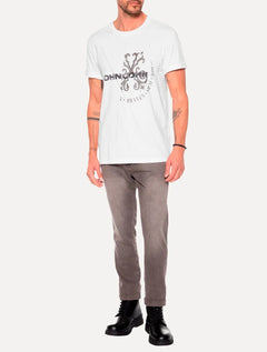 Camiseta John John Masculina Regular Authentic Branca
