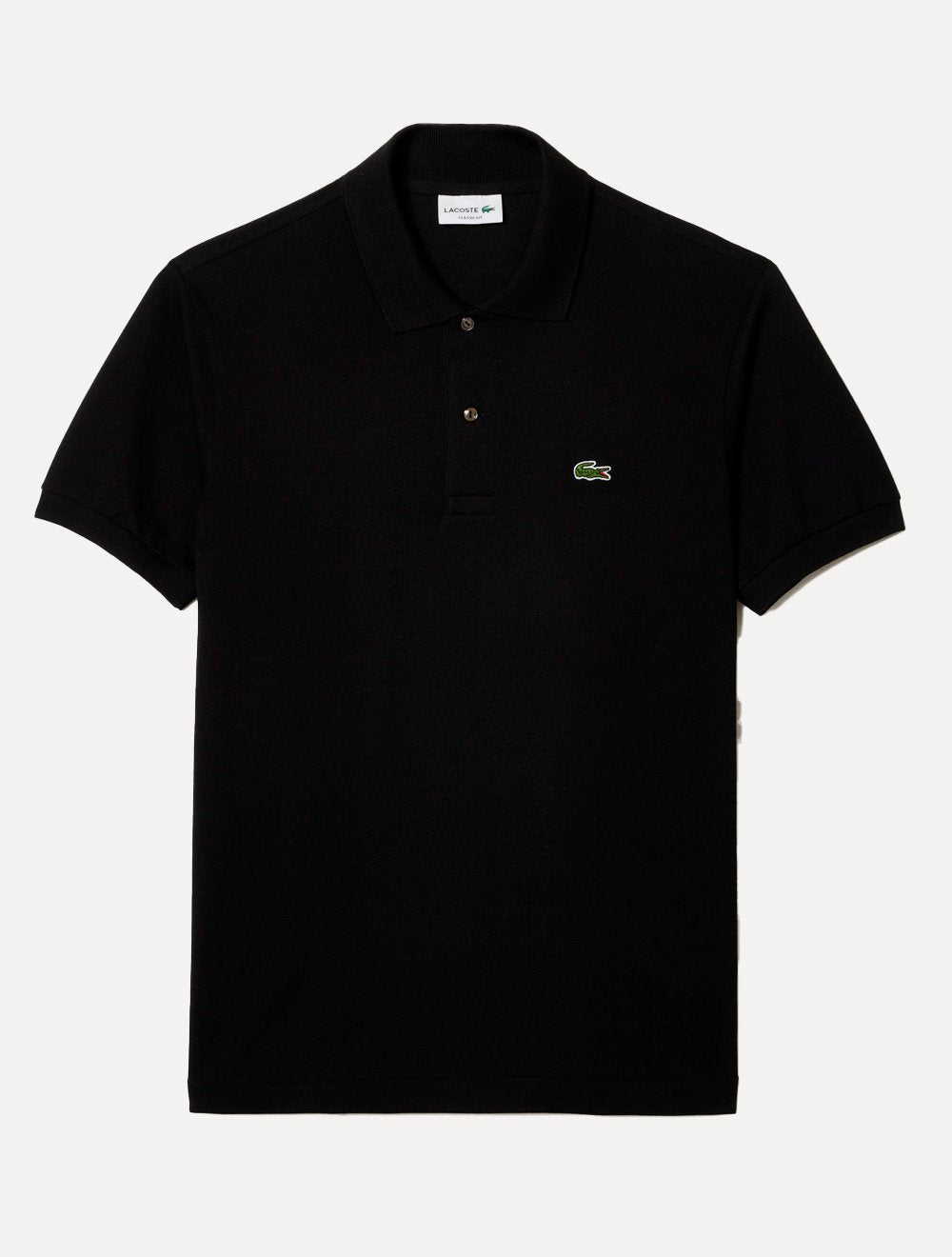 Polo Lacoste Masculina L.12.12 Preta