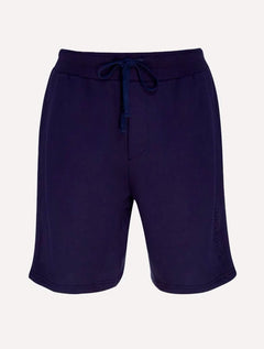 Bermuda John John Masculina Moletom Embossed Logo Azul Marinho