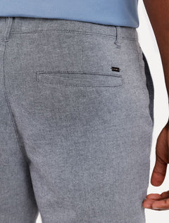Bermuda Aramis Masculina Chino Cotton Cinza Escuro Mescla