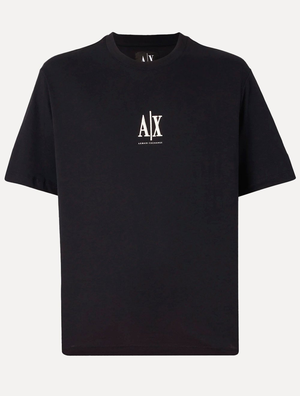 Camiseta Armani Exchange Masculina Regular Fit Small Logo Icon Azul Escuro
