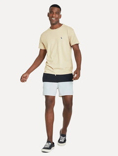 Camiseta Reserva Masculina Slim Jeans Patch Areia