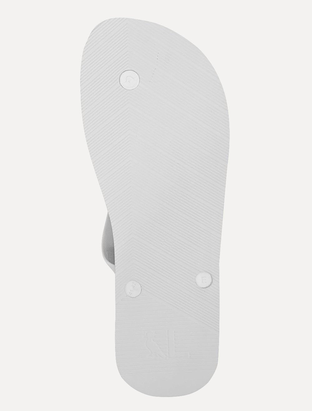 Chinelo Reserva Masculino Pica-Pau Flores Branco