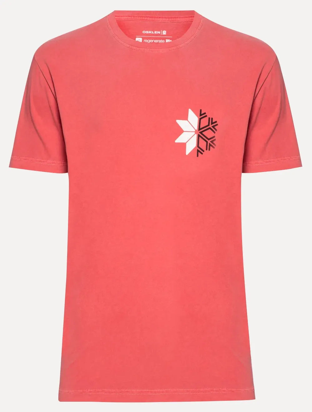 Camiseta Osklen Masculina Regular Stone Snow Icon Vermelho