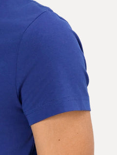 Camiseta Tommy Hilfiger Masculina Slim Fit Essential Stretch Azul Royal