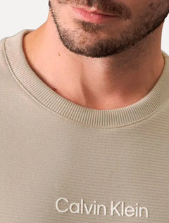 Blusão Calvin Klein Masculino Crewneck Suedine Soft Lounge