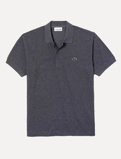 Polo Lacoste Masculina Classic Fit Mescla Chumbo