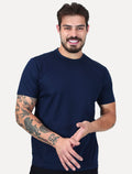 Camiseta Aramis Masculina Mercerizedo Interlock Azul Marinho