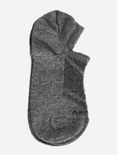 Meia Aramis Masculina Invisível Sport Branca Preta Grafite Mescla Kit 3 Pares