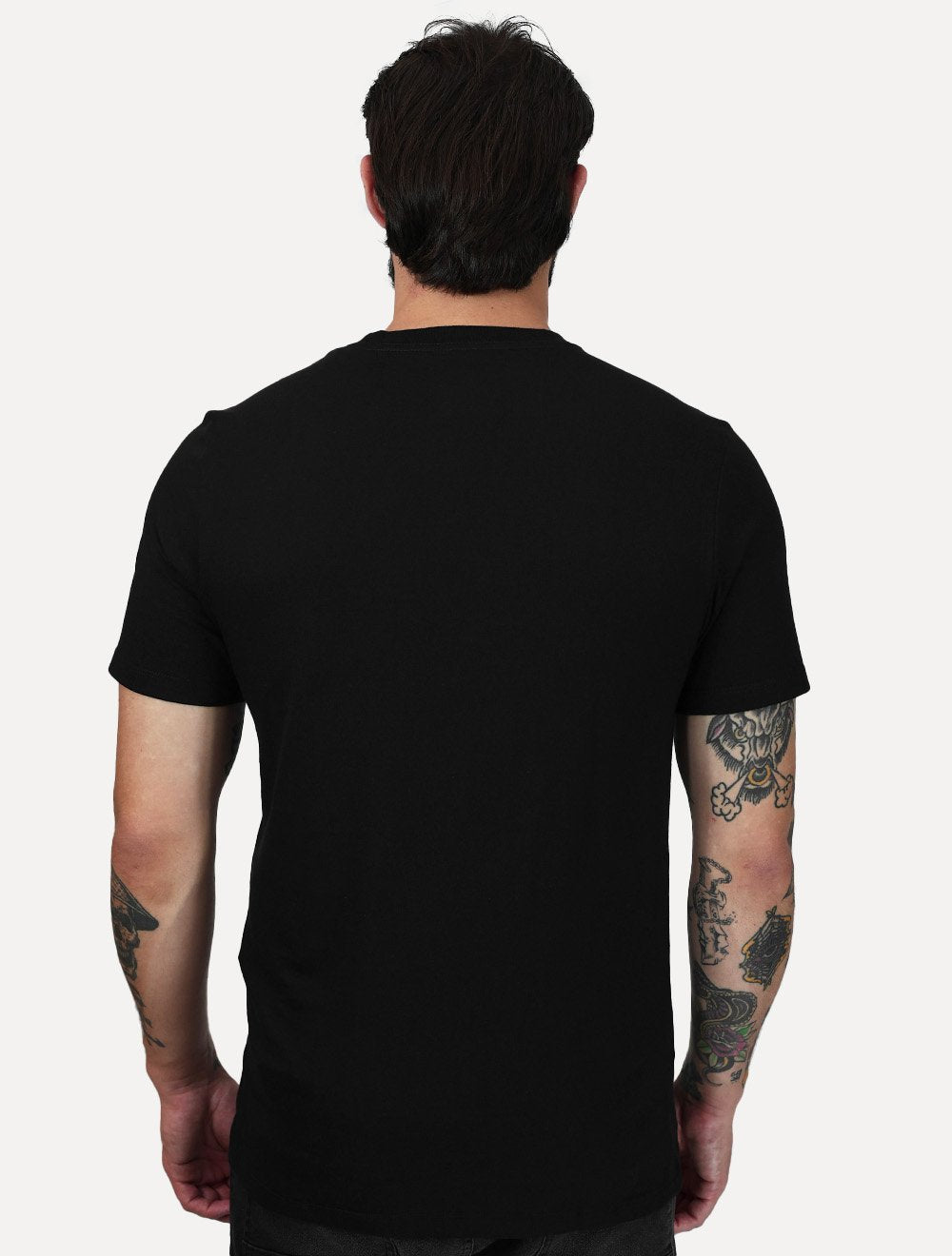 Camiseta John John Masculina Regular Fit Blurred Preta