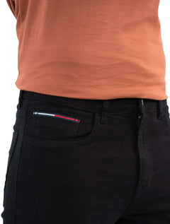 Calça Tommy Jeans Masculina Slim Scanton Preta