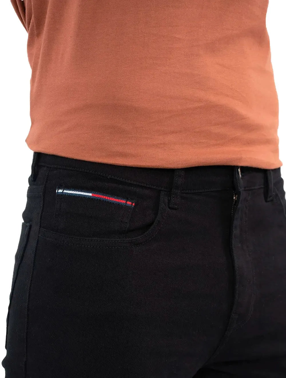 Calça Tommy Jeans Masculina Slim Scanton Preta