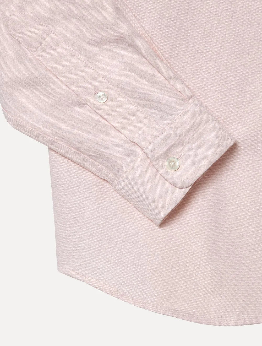 Camisa Lacoste Masculina Regular Fit Oxford Classic Rosa Claro