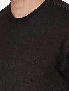 Camiseta Aramis Masculina Basic Lisa Mono Icon Marrom Café