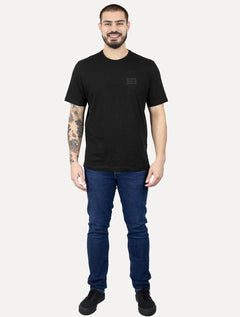 Camiseta Individual Comfort Fit Desconecte Estampa Preta
