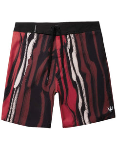 Bermuda Osklen Masculina D'Água Surf Red Smokes Preto Vermelha