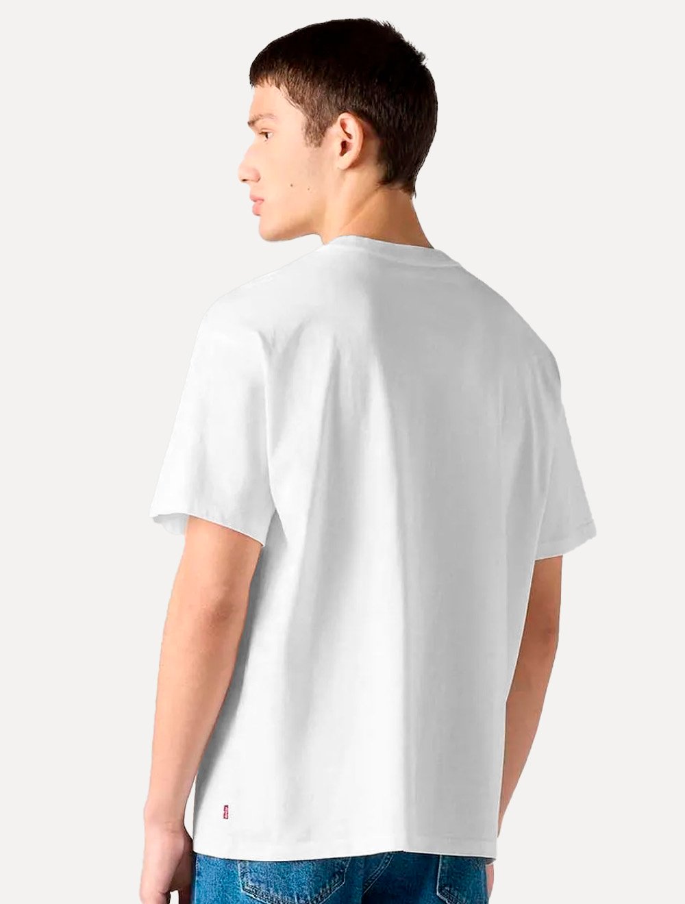 Camiseta Levis Masculina Vintage Trade Mark Branca
