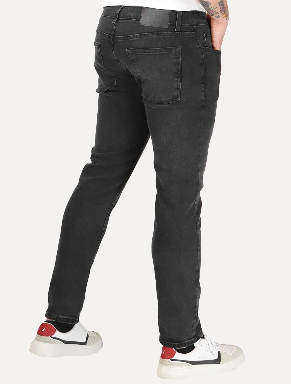 Calça Calvin Klein Jeans Masculina Super Skinny 5 Pockets Preta