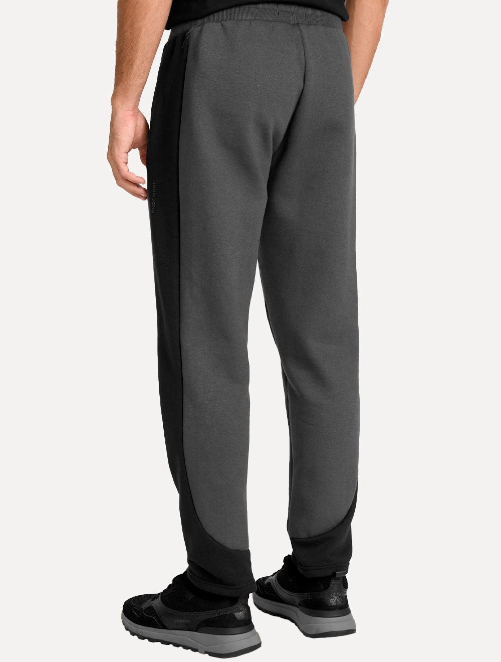 Calça John John Moletom Masculina Regular Double Tones Cinza Escuro