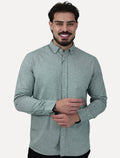 Camisa Aramis Masculina Slim Oxford Planalto Verde Claro