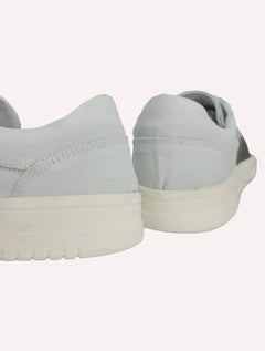 Tênis Nautica Masculino Denim Sailboat Logo Fanton Lona Branco/Cinza