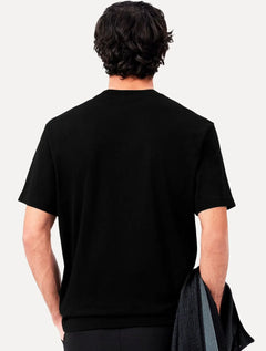 Camiseta Lacoste Masculina Classic Fit Pocket Preta
