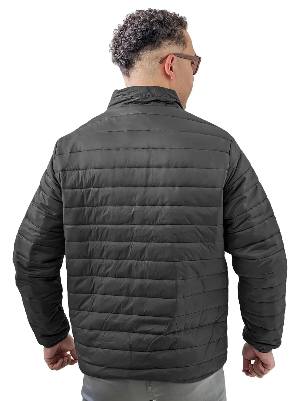 Jaqueta Aeropostale Masculina Nylon Bomber A87 Chumbo