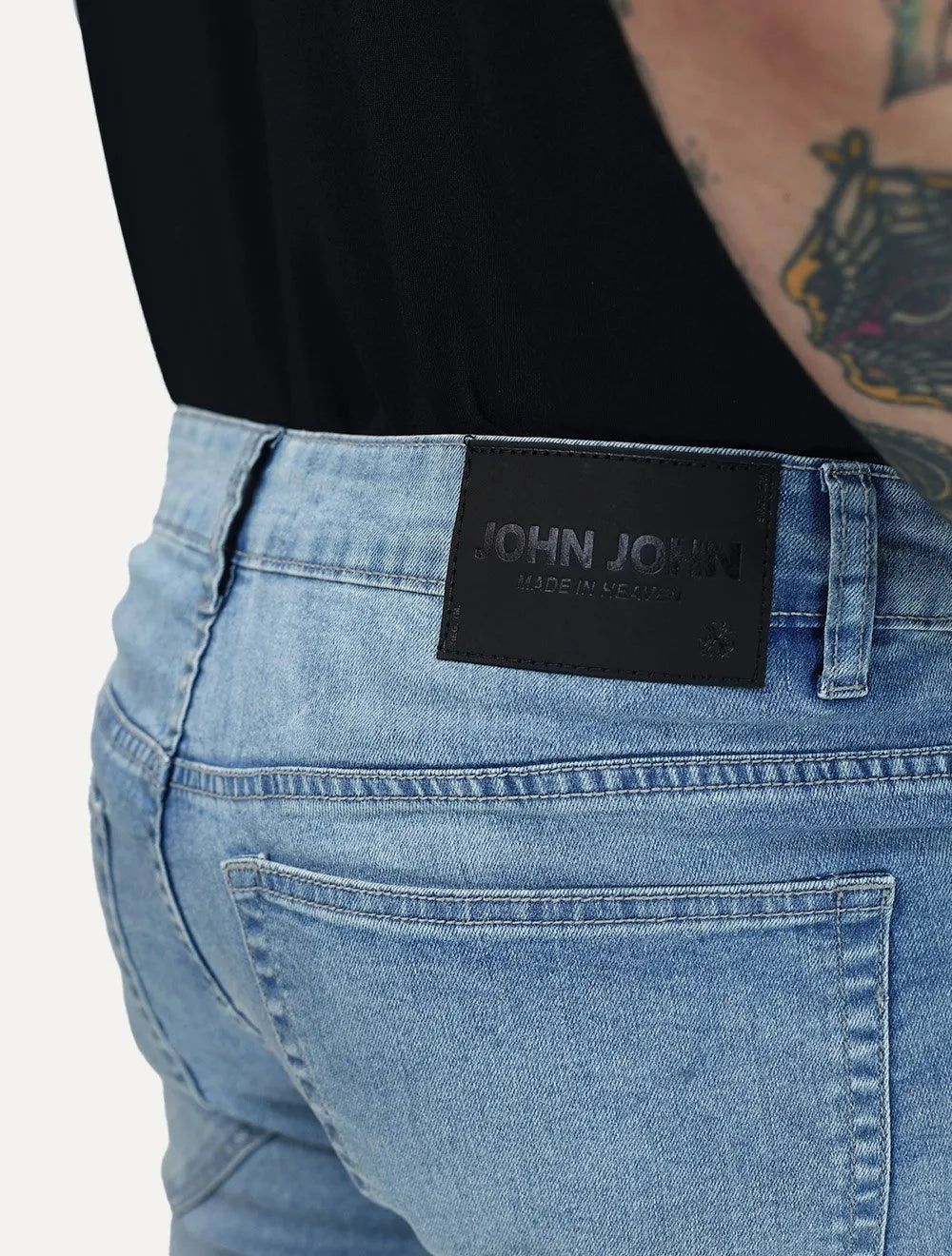 Calça John John Jeans Masculina Skinny Low US Azul Claro