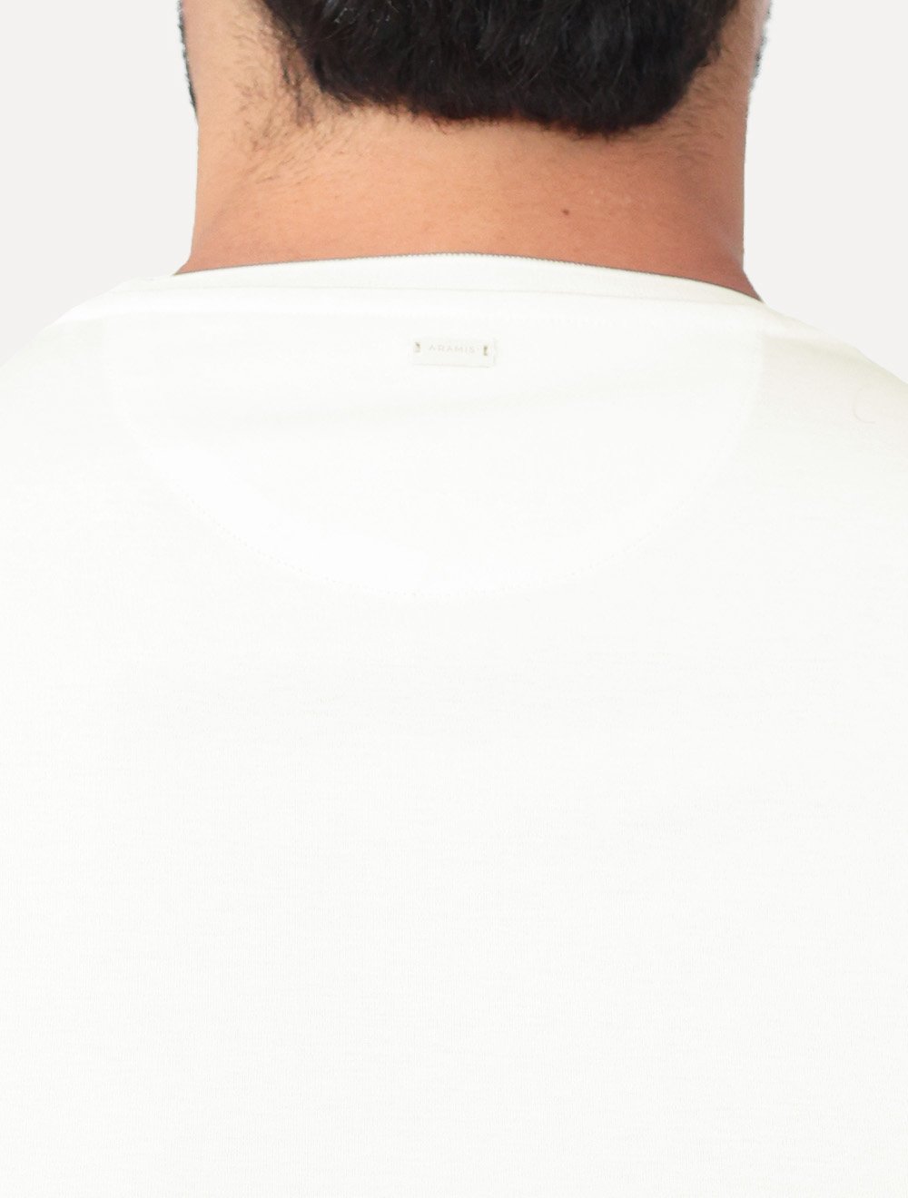 Camiseta Aramis Masculina Basic Silk Blend Modal Branca