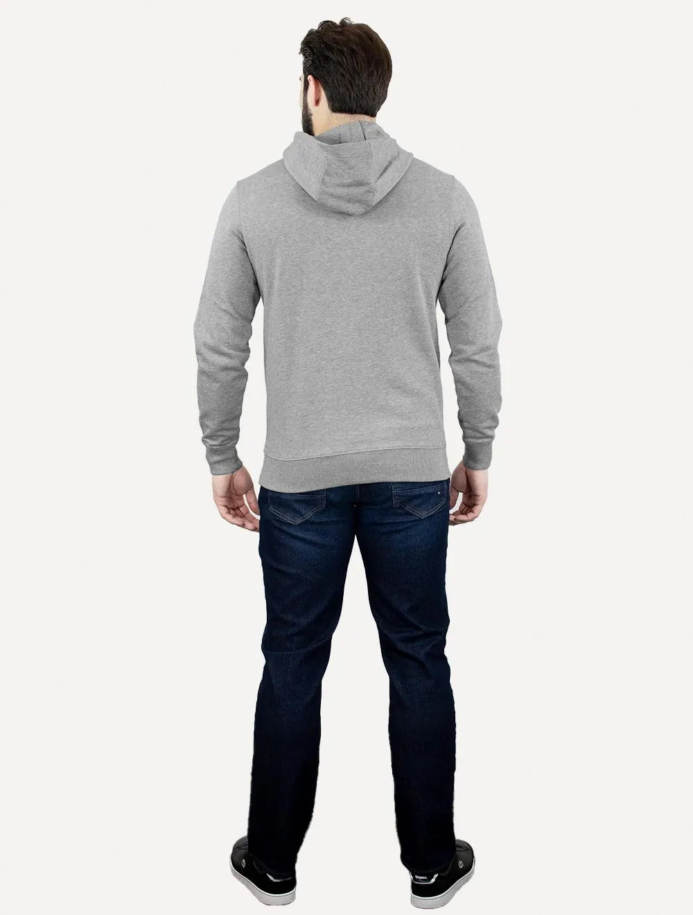 Moletom Tommy Hilfiger Masculino Essential Terry Hoody Cinza Médio